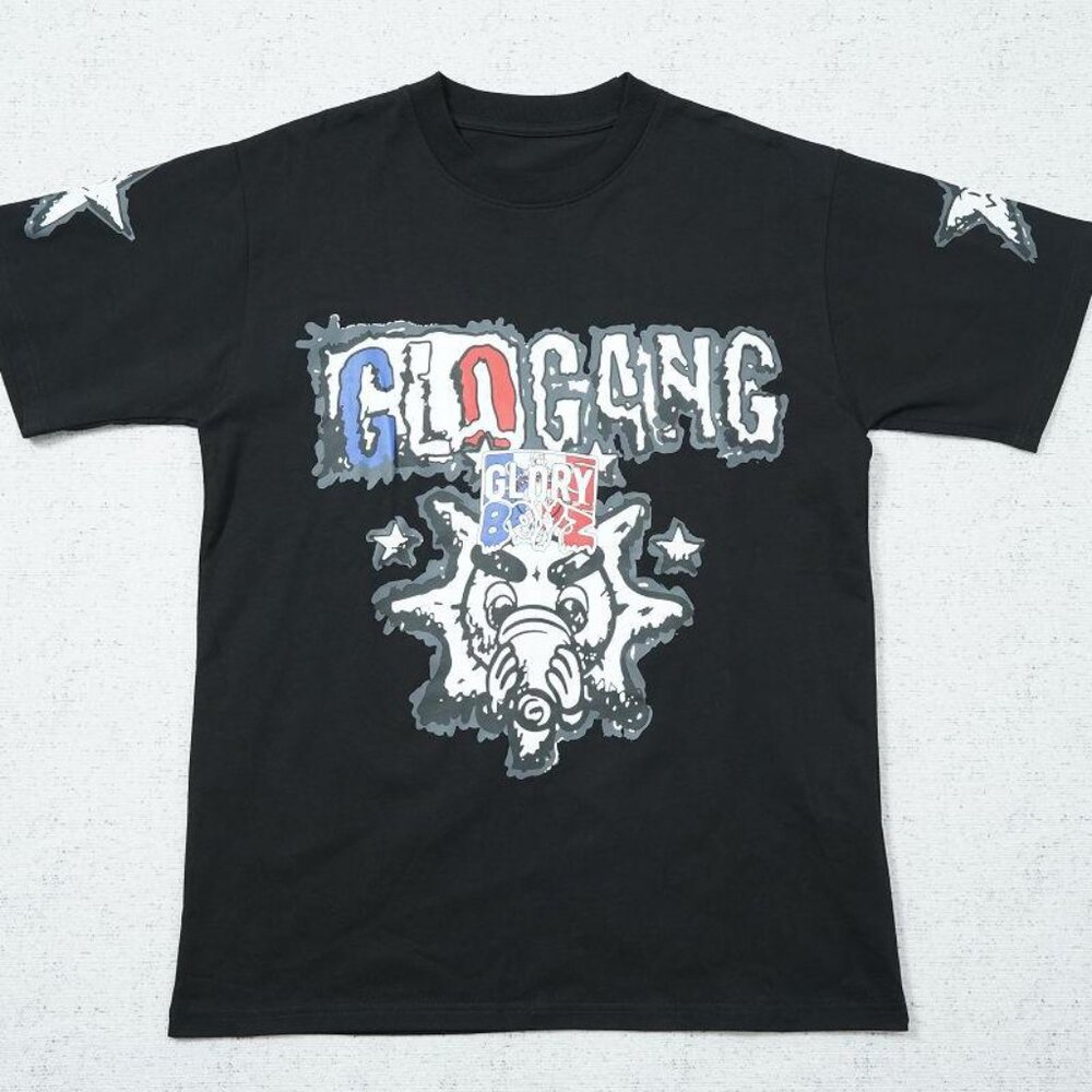 Glo Gang Erosion Glo Black Cartoon Drink Graphics